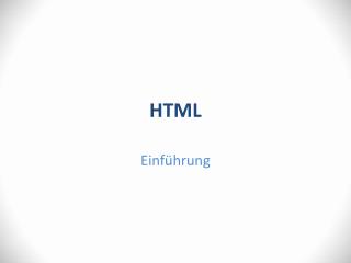 HTML