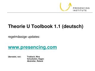 Theory U Toolbook