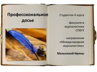 Профессиональное досье
