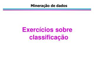 Mineração de dados