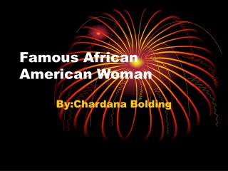 Famous African American Woman