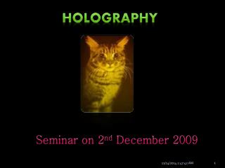 Holography