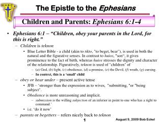 The Epistle to the Ephesians