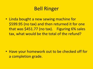Bell Ringer