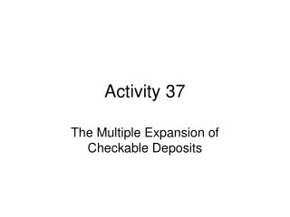 Activity 37
