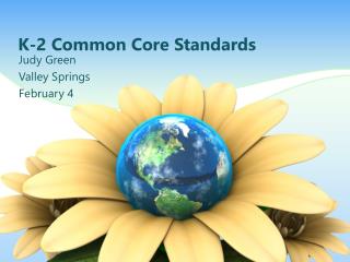 K-2 Common Core Standards