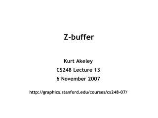 Z-buffer