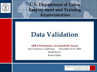 U.S. Department of Labor Employment and Training Administration