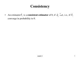 Consistency
