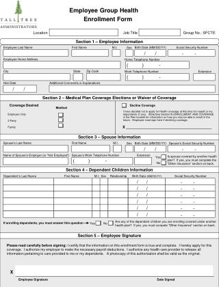 Enrollment Form