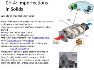 CH-4: Imperfections in Solids