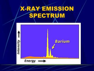 X-RAY EMISSION SPECTRUM