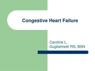 Congestive Heart Failure