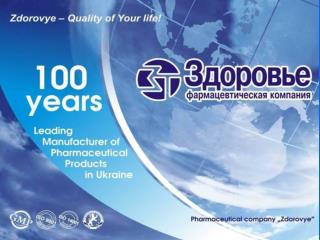 Zdorovye – Quality of Your Life!