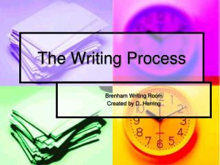 The Writing Process