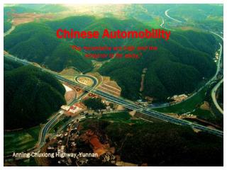Chinese Automobility