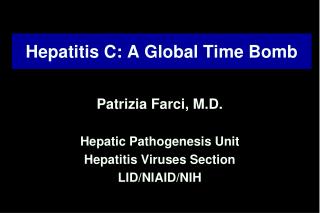 Hepatitis C: A Global Time Bomb