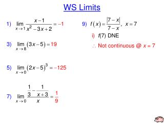 WS Limits