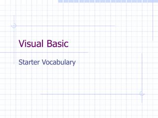 Visual Basic