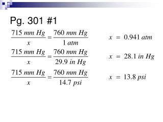 Pg. 301 #1