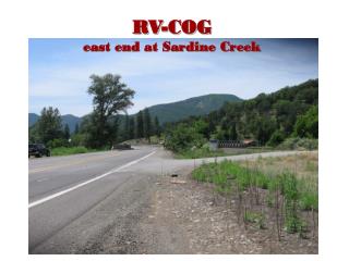 RV-COG east end at Sardine Creek