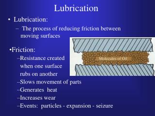 Lubrication
