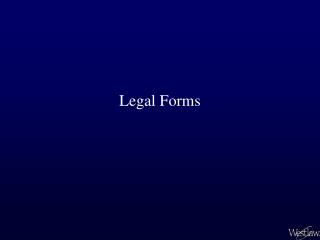 Legal Forms