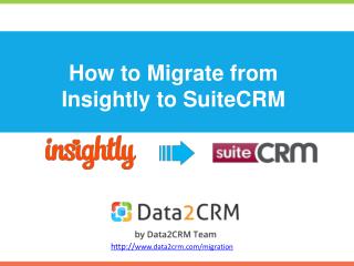 Insightly to SuiteCRM Automated Migration with Data2CRM