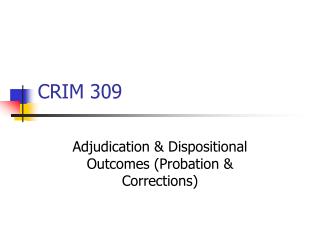 CRIM 309