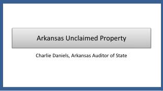 Arkansas Unclaimed Property