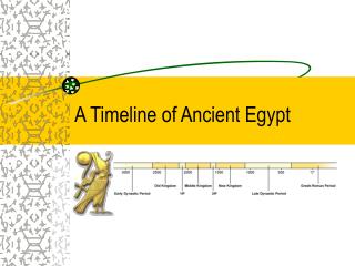 A Timeline of Ancient Egypt