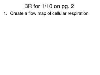 BR for 1/10 on pg. 2