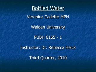 Bottled Water