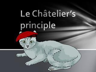 Le Châtelier’s principle