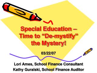 Special Education - Fiscal Overview