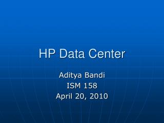 HP Data Center