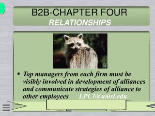 B2B-CHAPTER FOUR RELATIONSHIPS