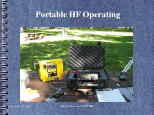 Portable HF Operating