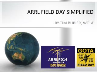 ARRL FIELD DAY SIMPLIFIED