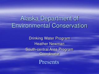 Alaska Department of Environmental Conservation