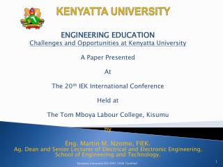 KENYATTA UNIVERSITY