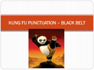 KUNG FU PUNCTUATION – BLACK BELT