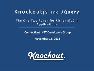 Knockoutjs and JQuery