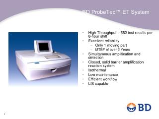 BD ProbeTec™ ET System