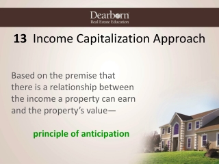 13 Income Capitalization Approach