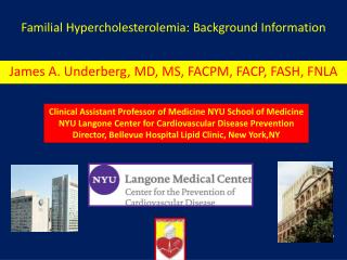 Familial Hypercholesterolemia: Background Information