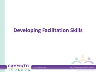 Developing Facilitation Skills
