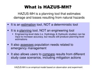 What is HAZUS-MH?