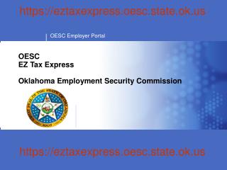 OESC EZ Tax Express Oklahoma Employment Security Commission