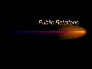 Public Relations